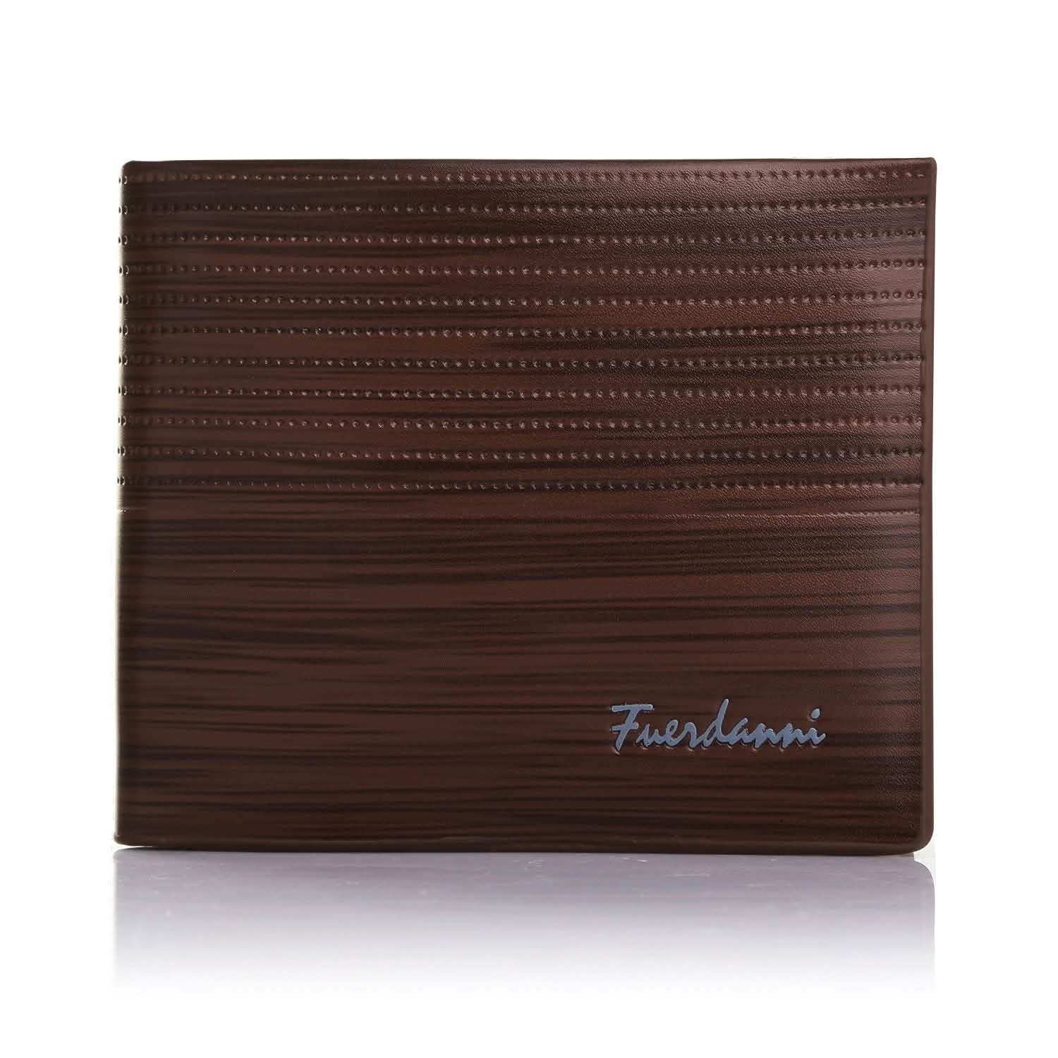 Men's Wallet PU Leather Bifold Purse Credit Card Holders
