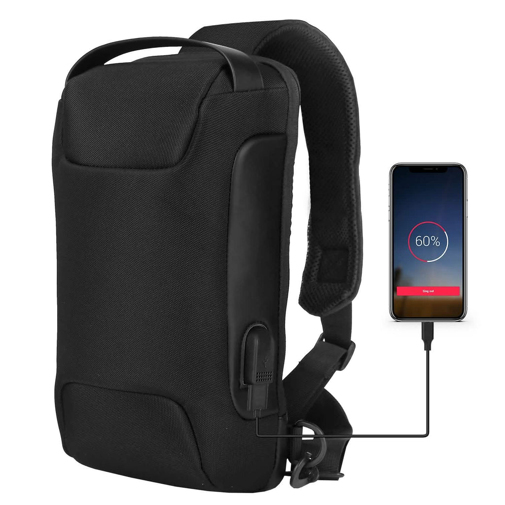 Men's Waterproof Anti-Theft Sling Backpack