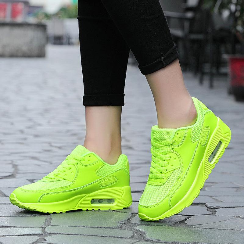 Mens Womens Luxury Sneakers Mesh Sports Casual Shoes Solid Lace-Up Outdoor Sports Sneakers Lace Up Unisex Walk Men's Air Athletic Running Shoes Fashion Sport Sneakers