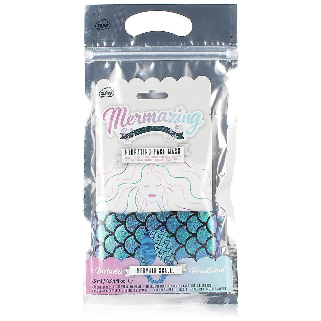 Mermaid Face Mask and Headband Set