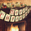 Merry Christmas Banner Home Decor