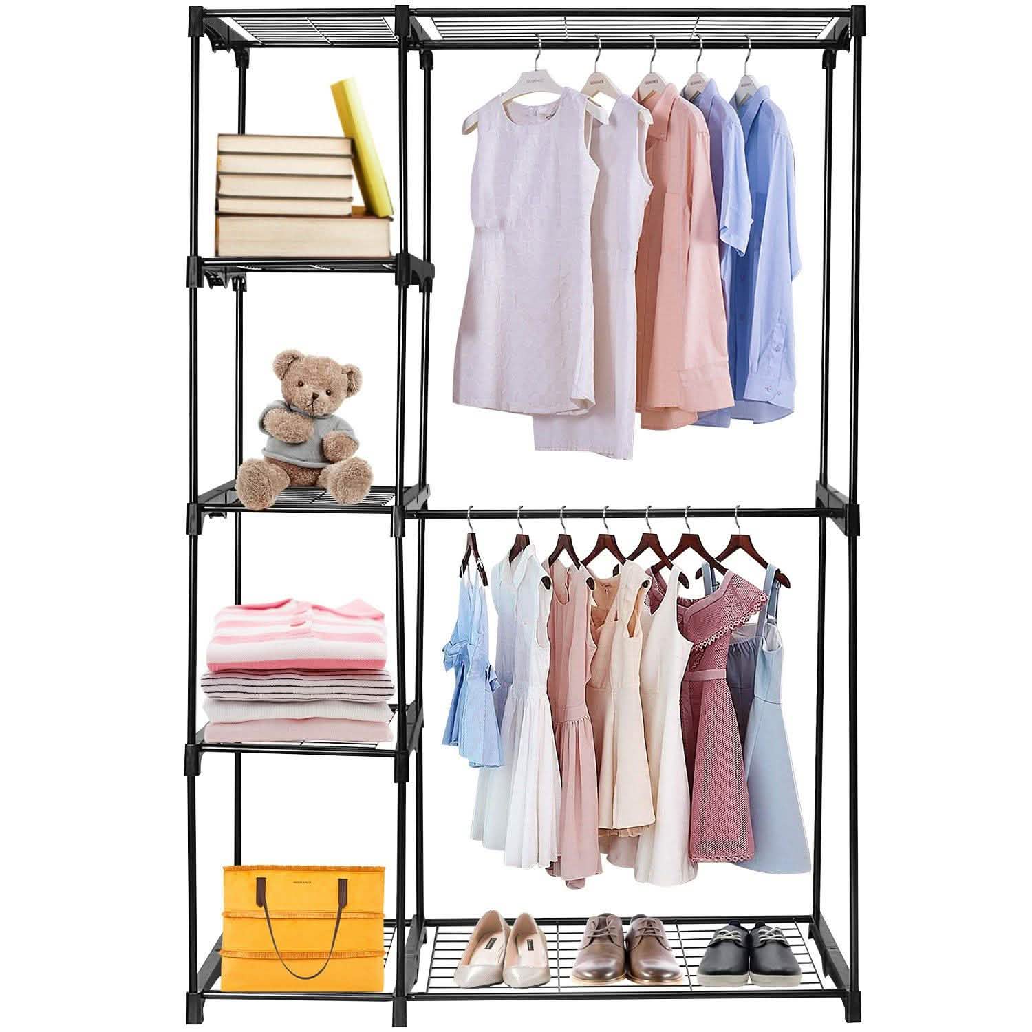 Metal Closet Deluxe Double Rod
