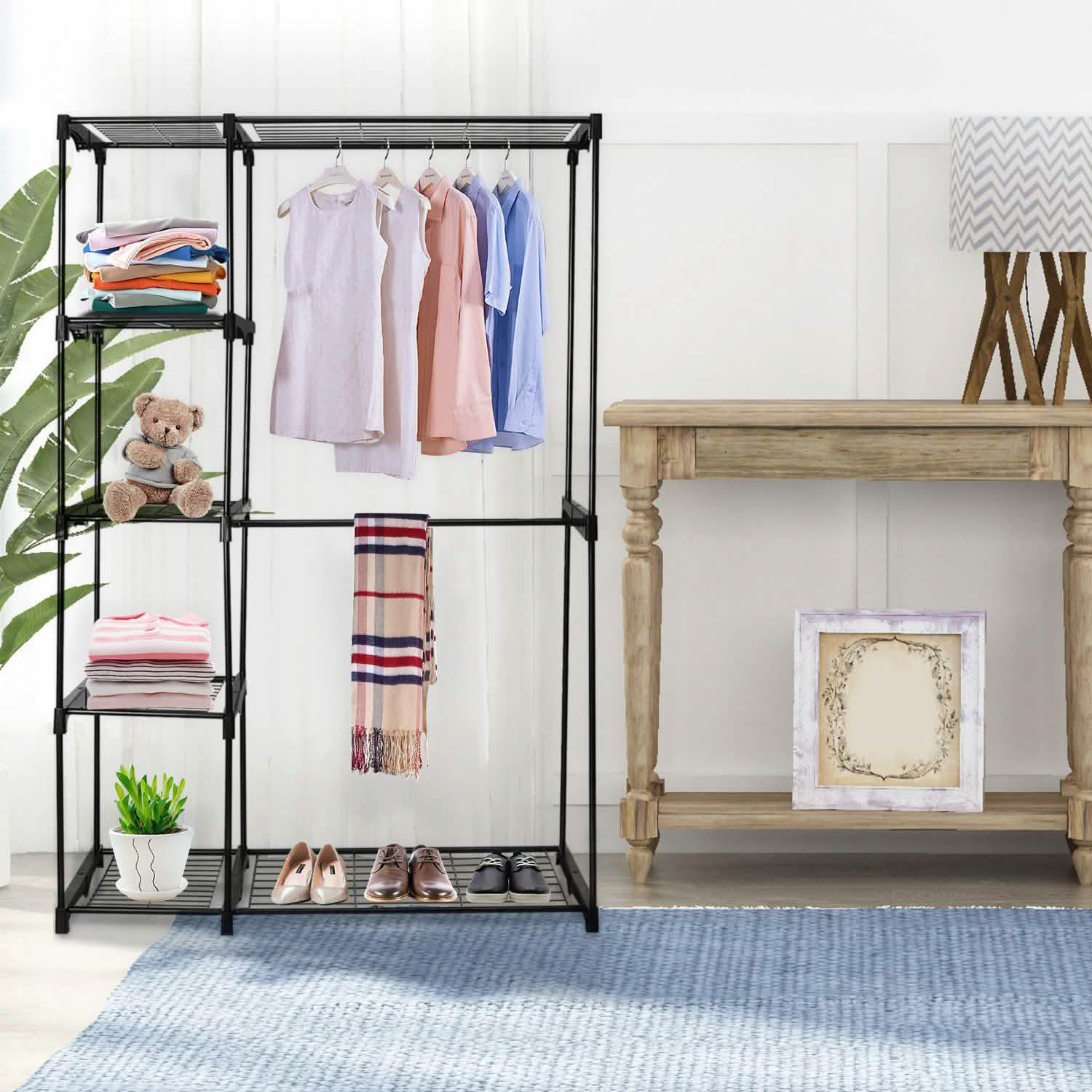 Metal Closet Deluxe Double Rod