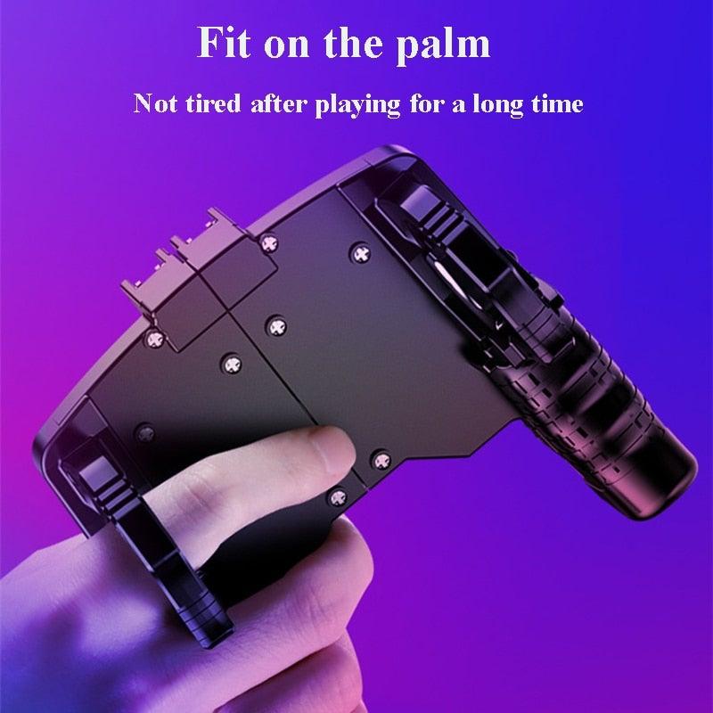 Metal Controller Joystick For Mobile Trigger Gamepad For Android Phone Shooting Game Trigger Fire Buttons Shooter Sensitive Joystick, Gamepad