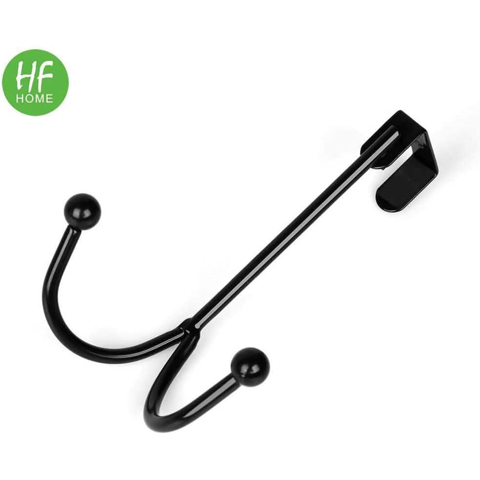 Metal Double Hanging Storage Hooks on Doors