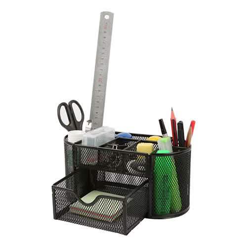 Metal Mesh Pencil Holder