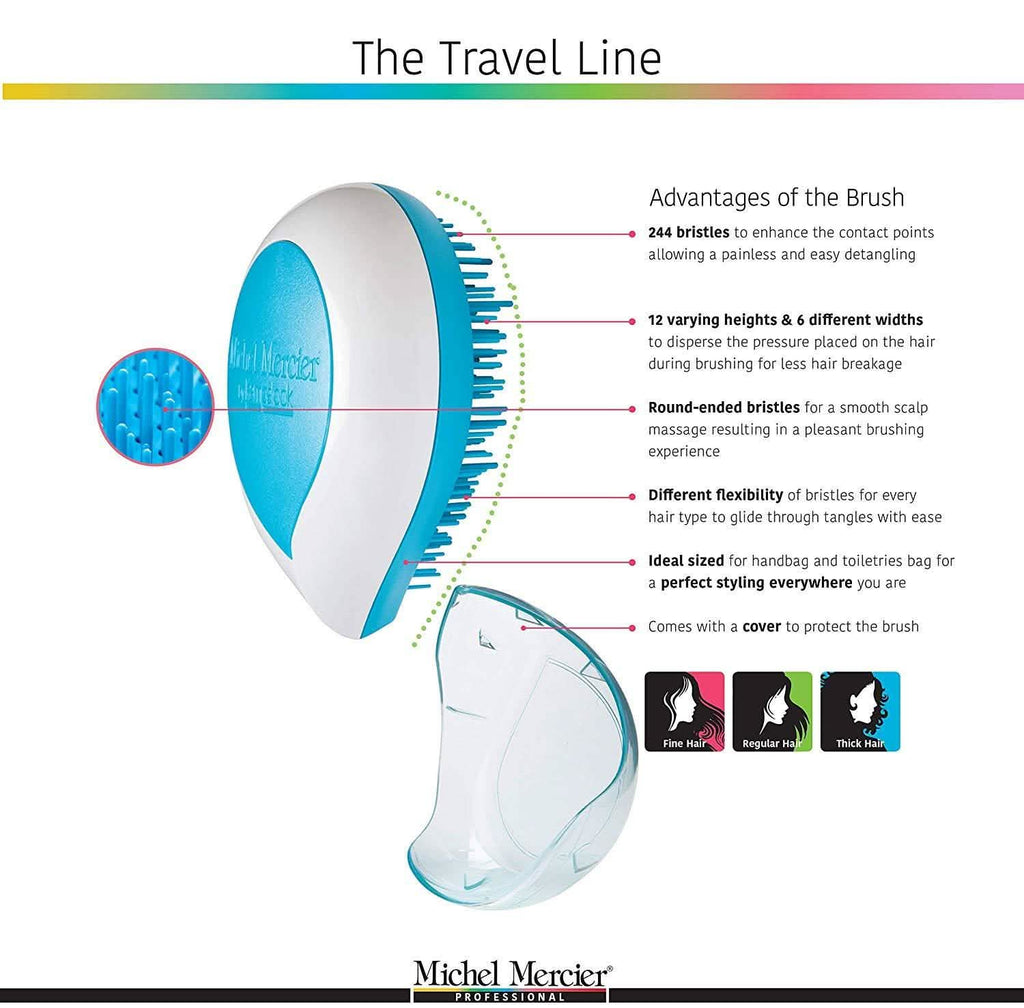 Michel Mercier Travel Size Detangling Brush