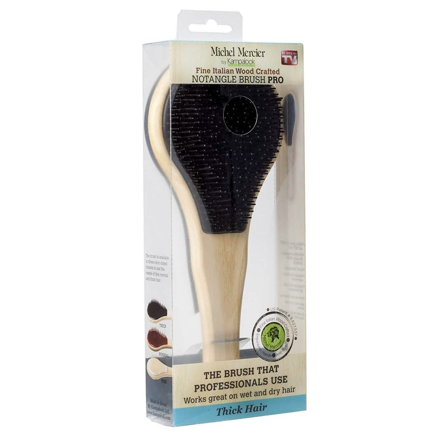 Michel Mercier Wood Crafted Detangling Hair Brush