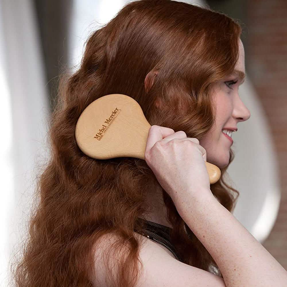 Michel Mercier Wood Crafted Detangling Hair Brush