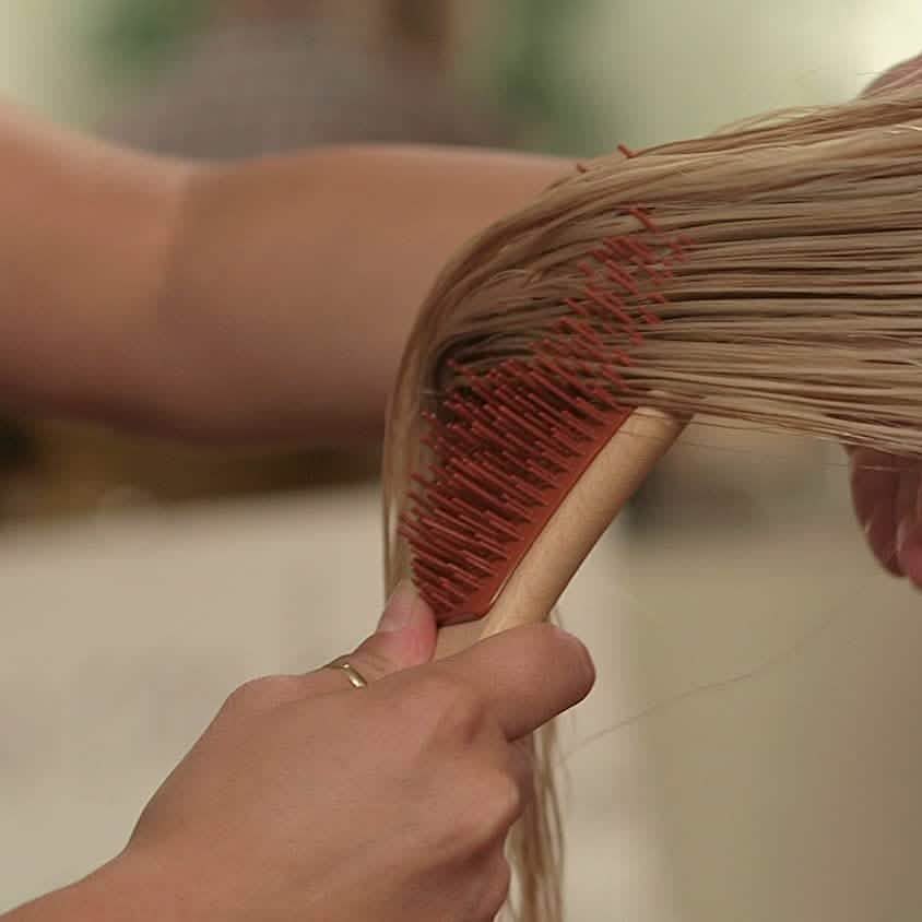 Michel Mercier Wood Crafted Detangling Hair Brush