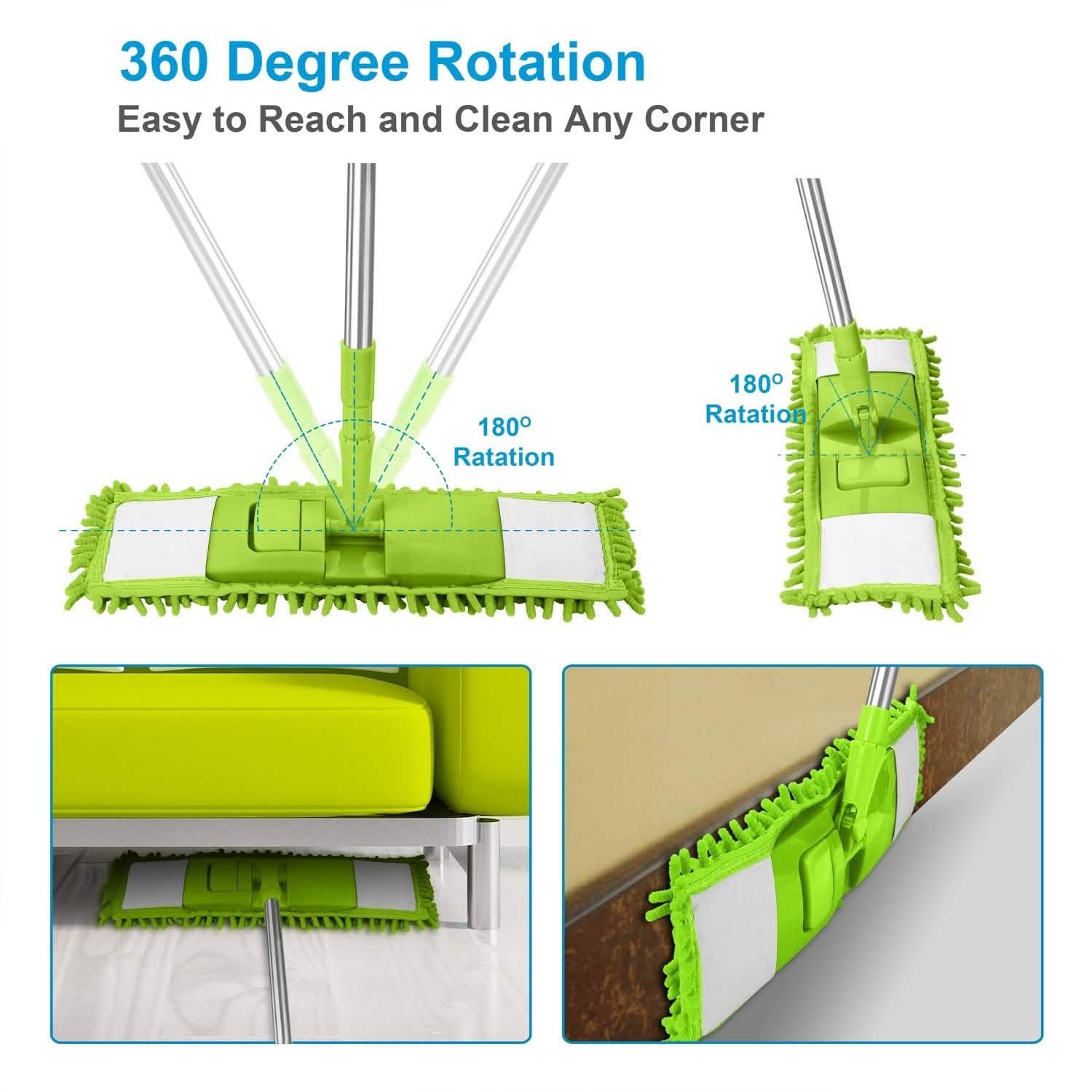 Microfiber 360¬∞ Rotatable Floor Mop