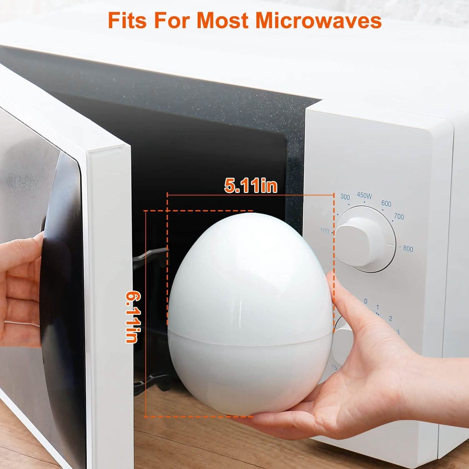 Microwave Egg Broiler Cooker Up to 4 Eggs