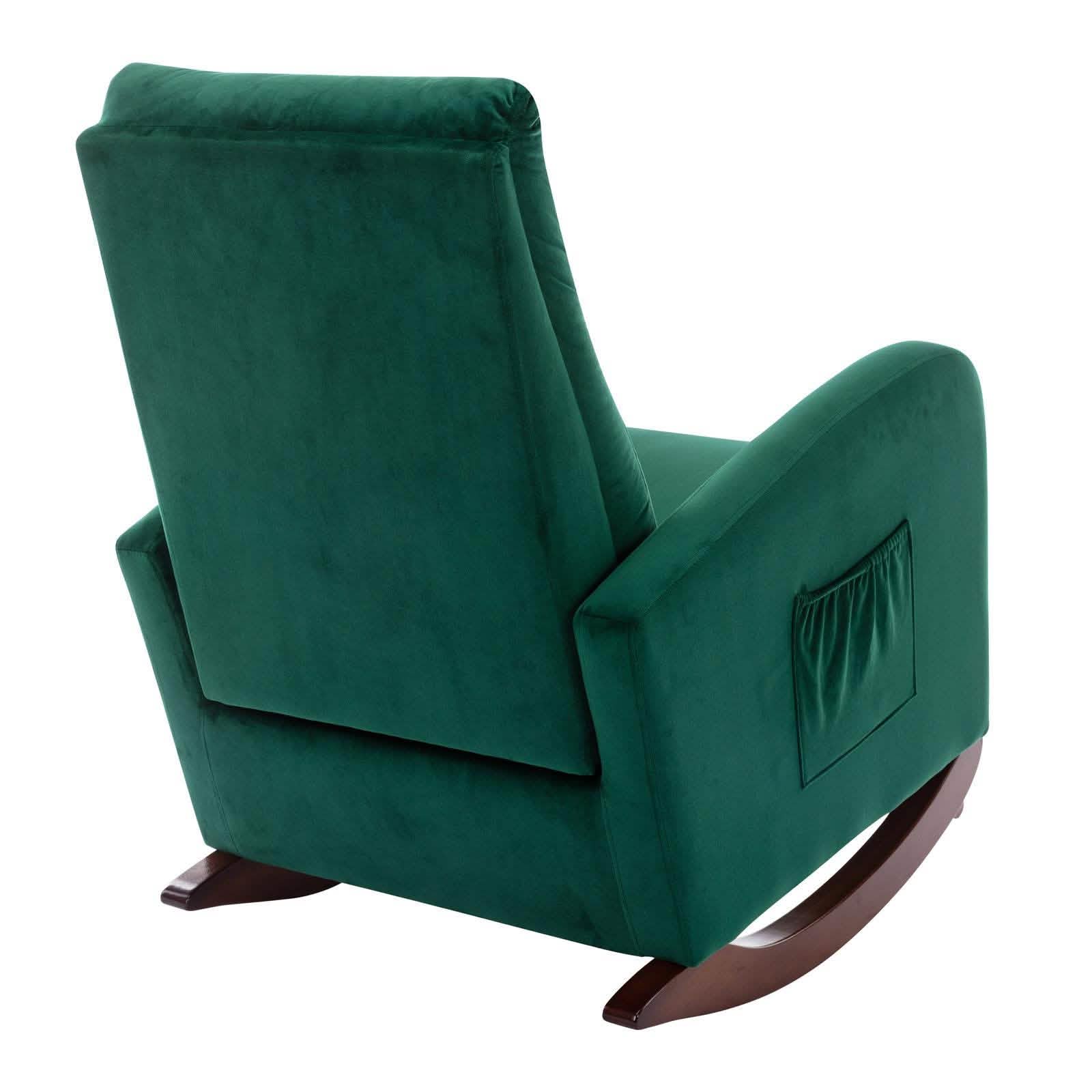 Mid-Century Modern Nursery Rocking Chair Armchair