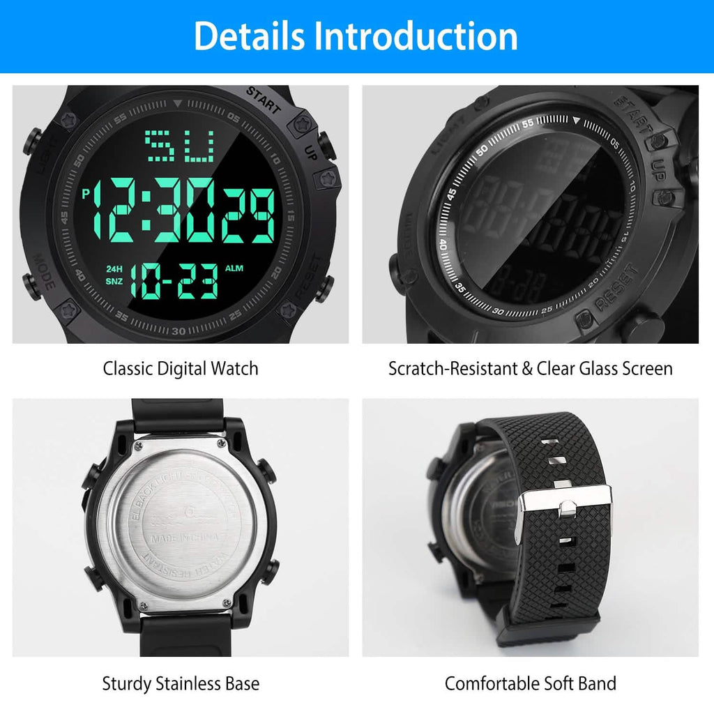 Military Wrist Watch with LED Backlight