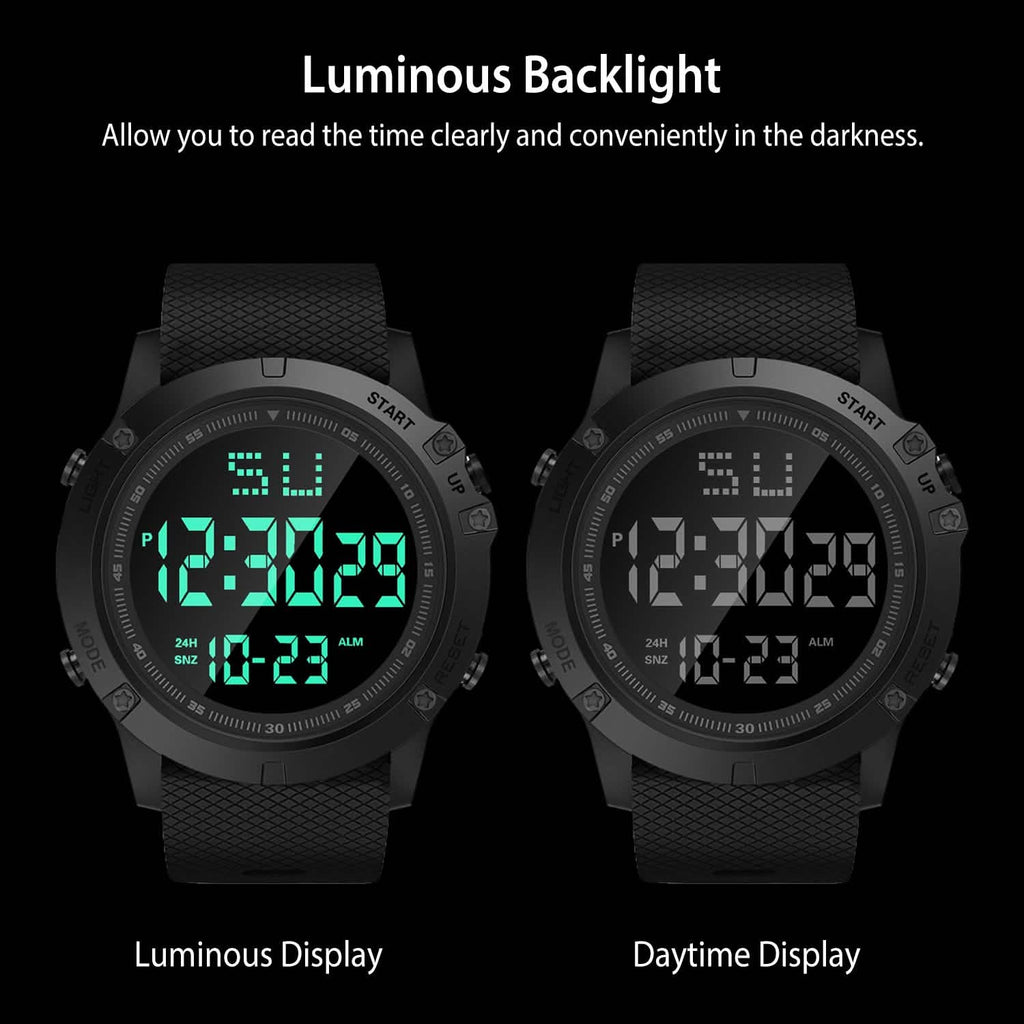 Military Wrist Watch with LED Backlight