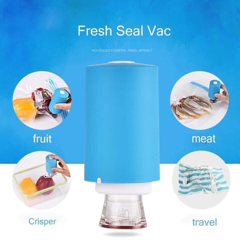 Mini Automatic Compression Vacuum Pump Portable Sealing Food Vacuum Sealer Bags