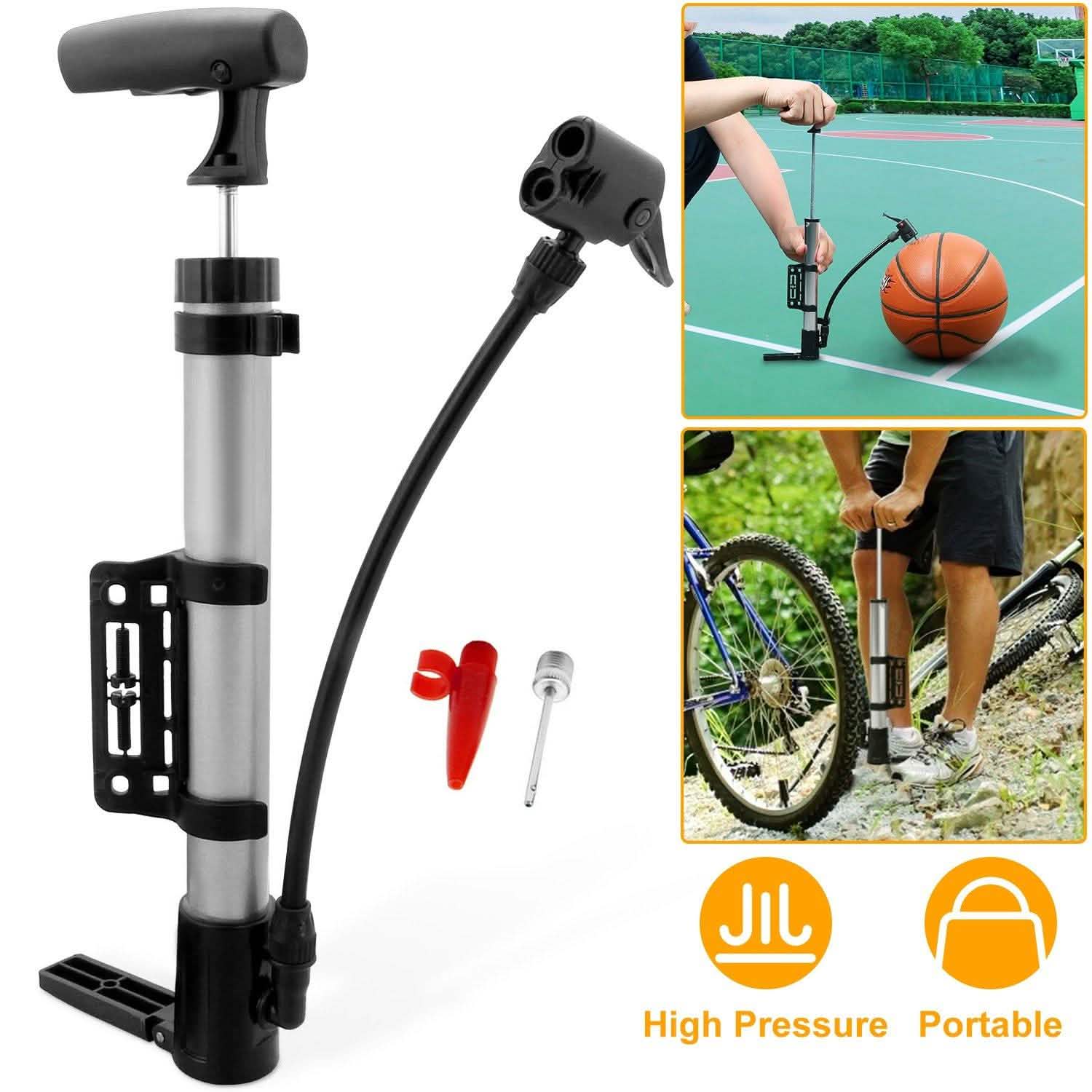 Mini Bike Pump Portable Bicycle Tire Inflator