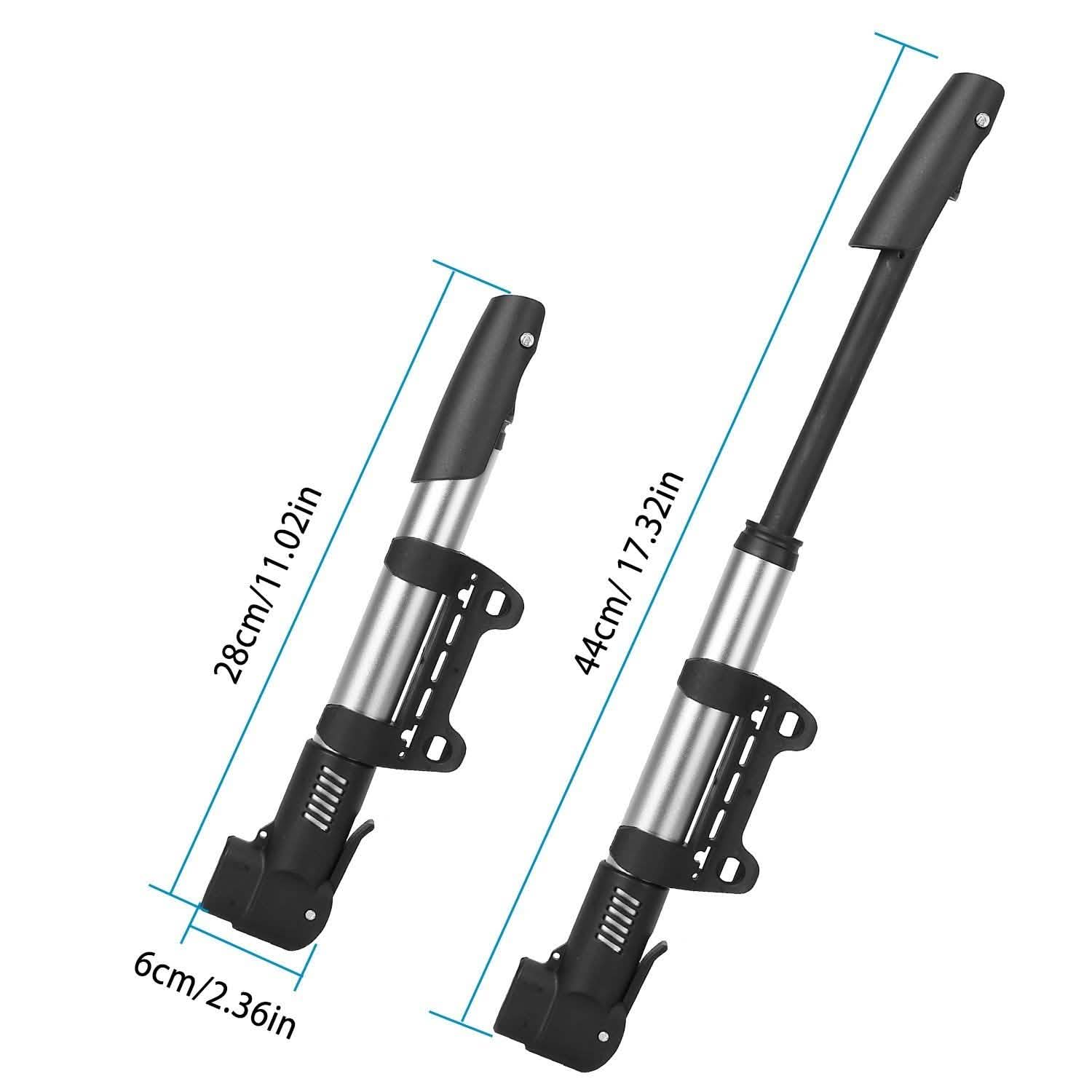 Mini Bike Pump Portable Bicycle Tire Inflator