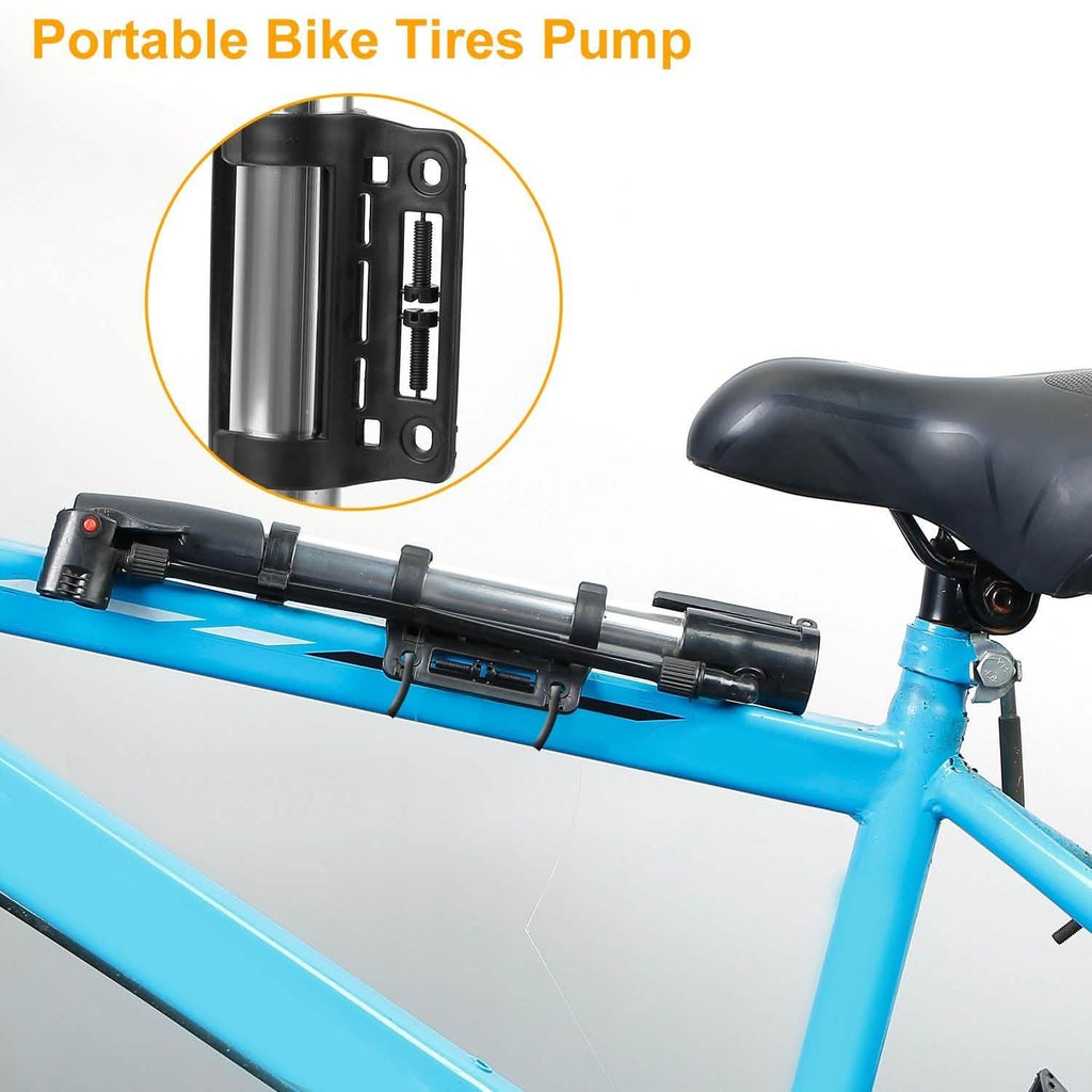 Mini Bike Pump Portable Bicycle Tire Inflator