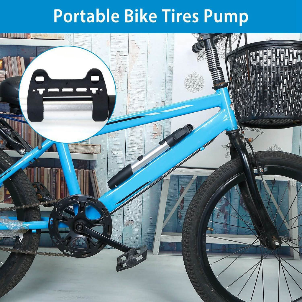 Mini Bike Pump Portable Bicycle Tire Inflator