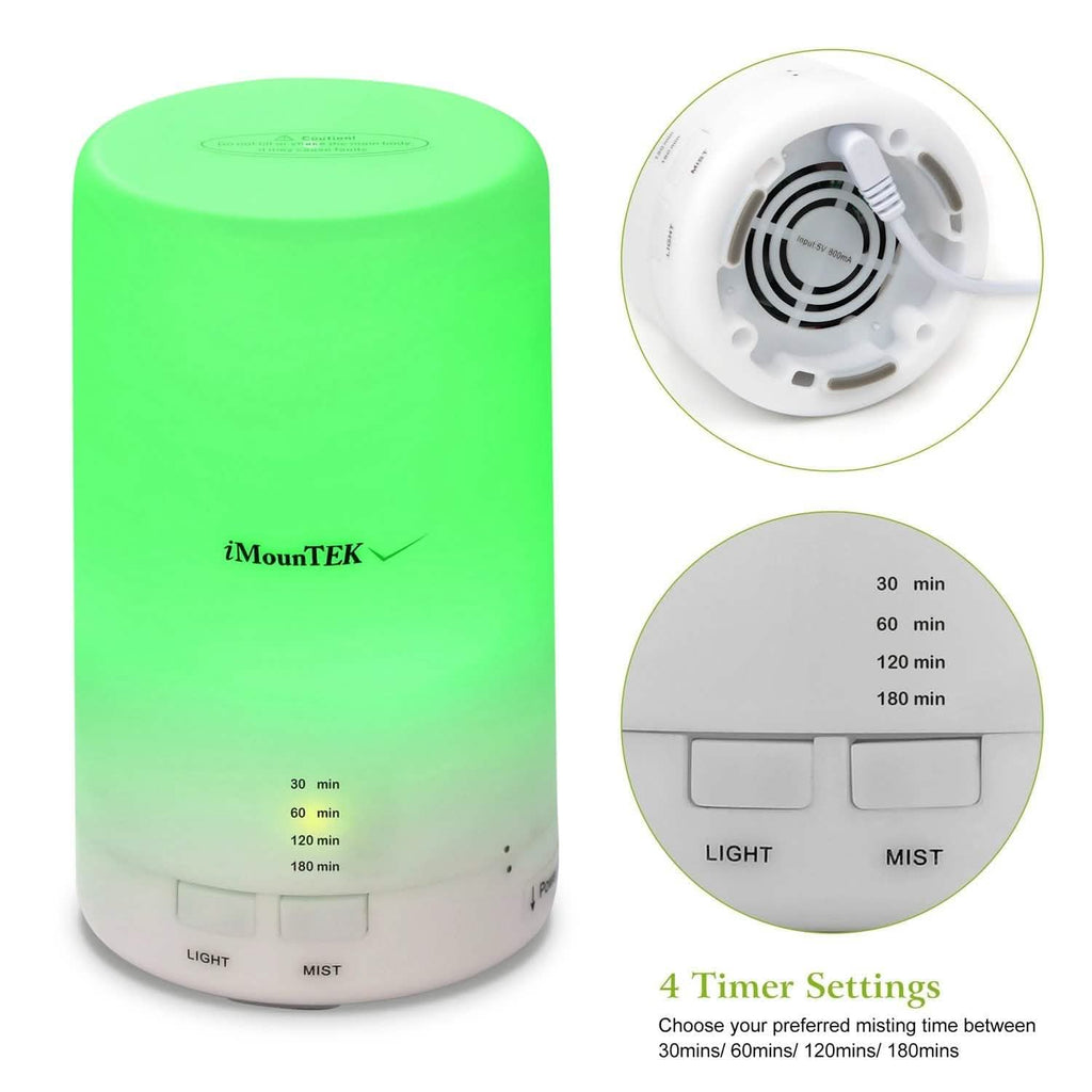 Mini Cool Mist Humidifier with 7 Color LED Lights