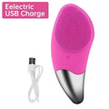 Mini Electric Silicone Facial Cleansing Brush Gentle Exfoliating Massager for all skin types Skin Care Tools