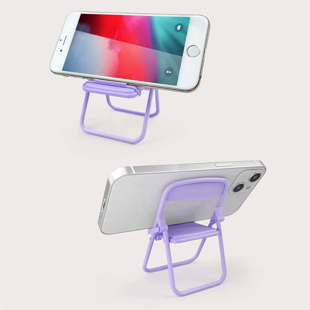 Mini Folding Chair Phone Holder
