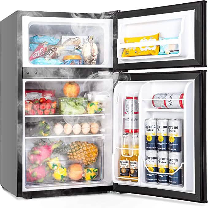 Mini Fridge with Freezer