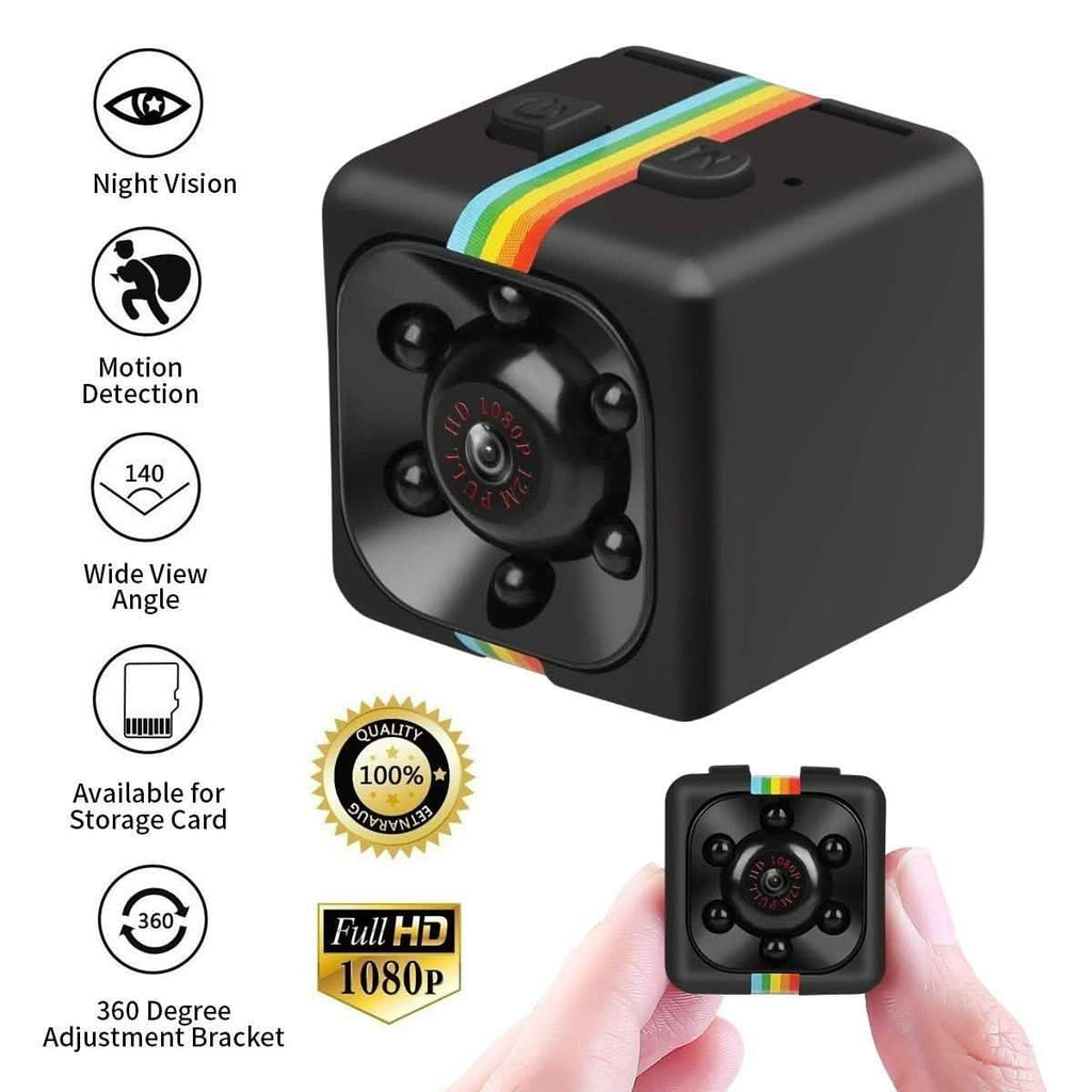 Mini Hidden Spy Camera 1080P Night Vision - Assorted Colors