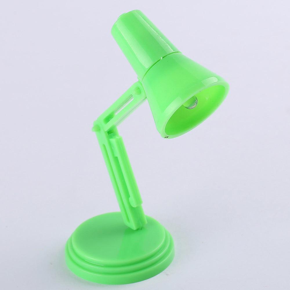 Mini LED Portable Solid Night Reading Desk Decoration Eye Protection Battery Table Lamp Home Model Kids Study Reading Light Tool Cute Study Lamps for Bedroom Décor