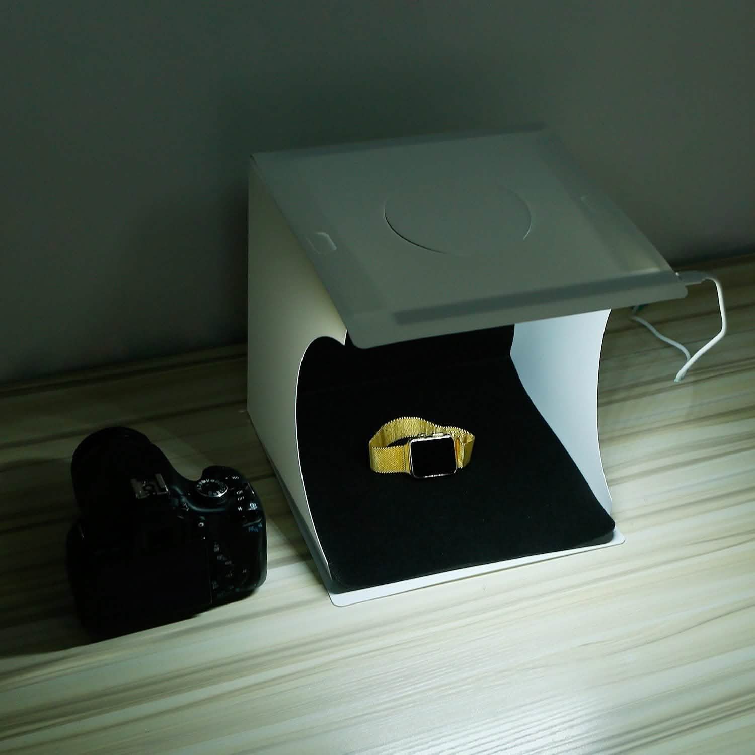 Mini Photo Studio Box Photography with 6 Color Backdrops