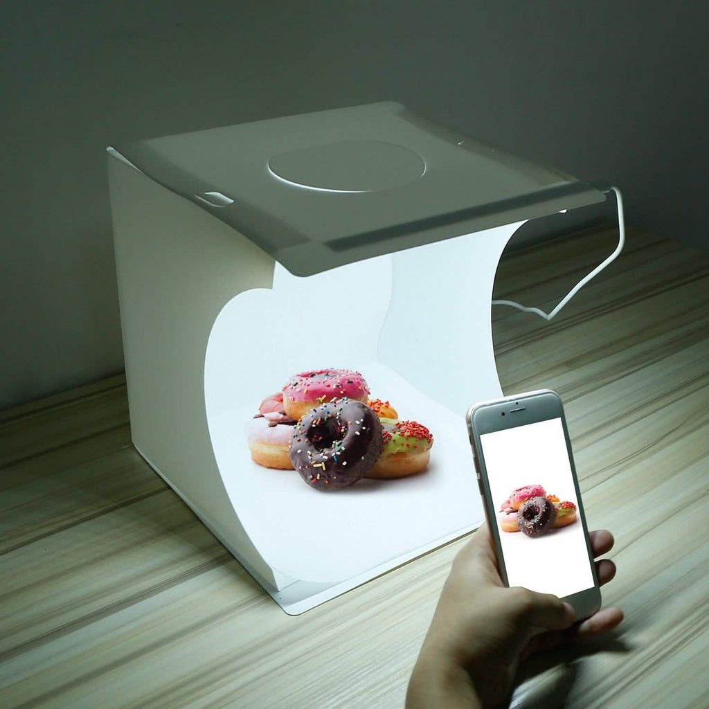 Mini Photo Studio Box Photography with 6 Color Backdrops