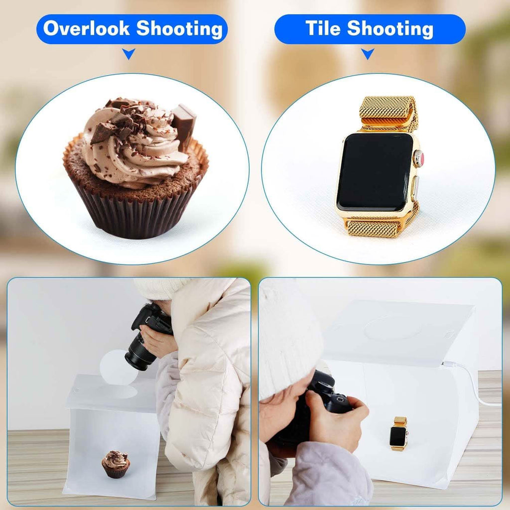Mini Photo Studio Box Photography with 6 Color Backdrops