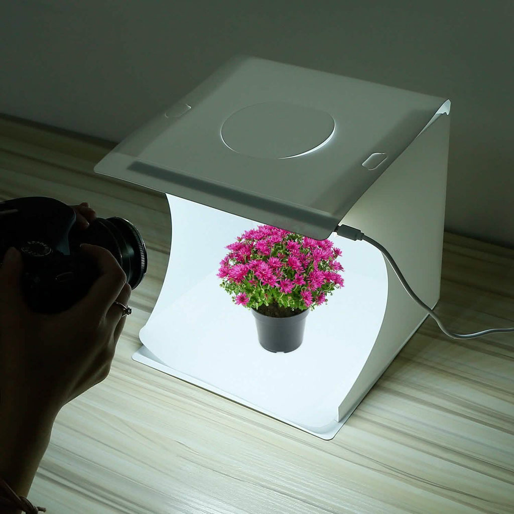 Mini Photo Studio Box Photography with 6 Color Backdrops