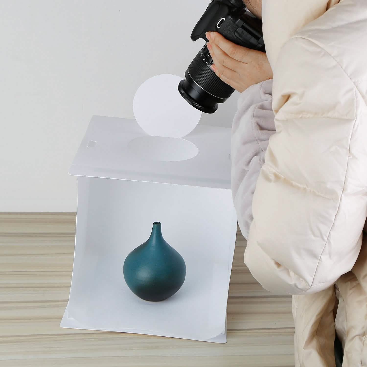 Mini Photo Studio Box Photography with 6 Color Backdrops
