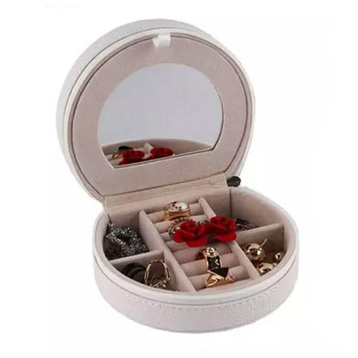 Mini Portable Travel Jewelry Box & Jewelry Organizer
