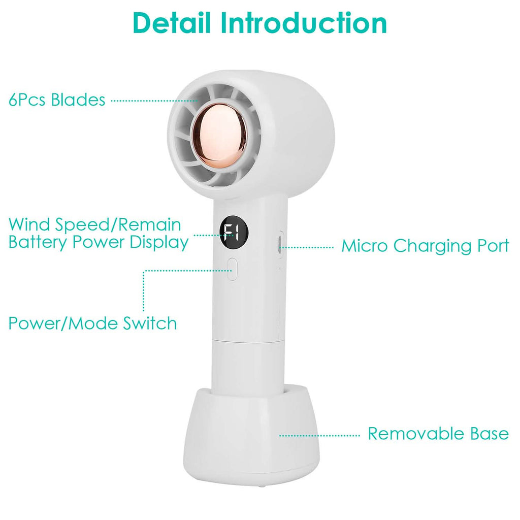Mini Portable USB Rechargeable Handheld Cooling Fan