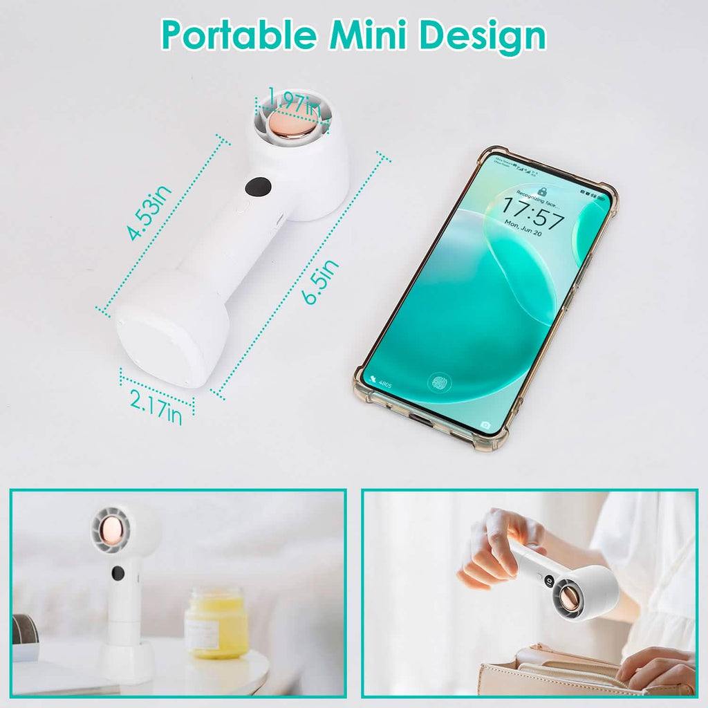 Mini Portable USB Rechargeable Handheld Cooling Fan