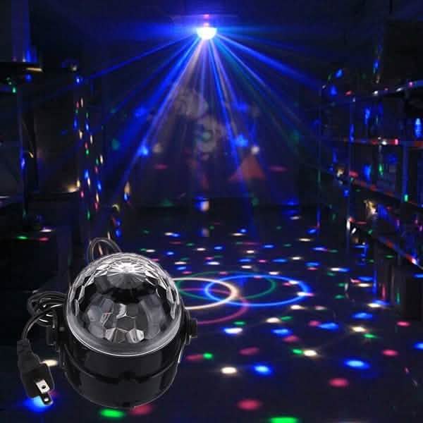 Mini RGB LED Light Crystal Magic Ball