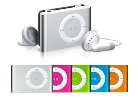 Mini Shuffling MP3 Player with USB Cable and Headphones