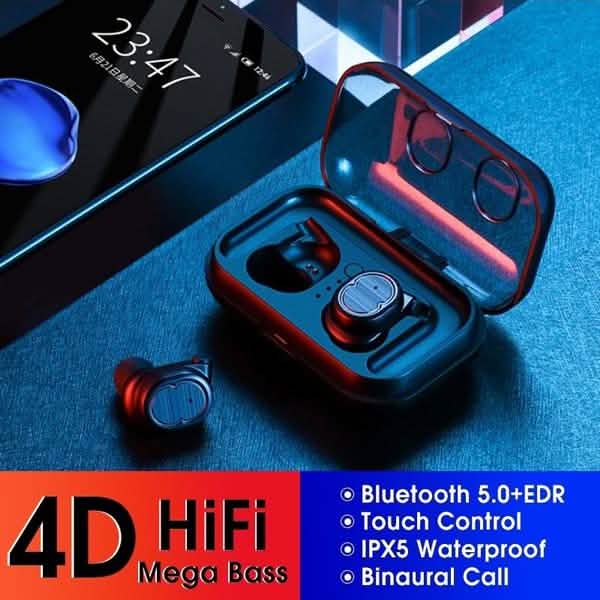 Mini True Wireless Earbuds TWS Touch Control Bluetooth 5.0 Headphone