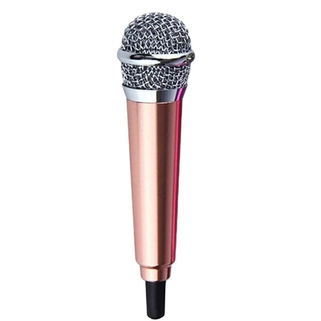 Miniature Metal Microphone for Karaoke with 3.5 mm Universal Cable
