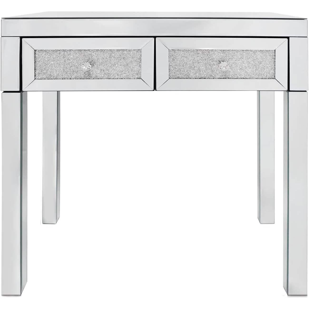 Mirror Desk Dresser with 2 Drawers