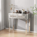 Mirror Desk Dresser with 2 Drawers