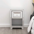 Mirrored Accent Bedside Coffee Table