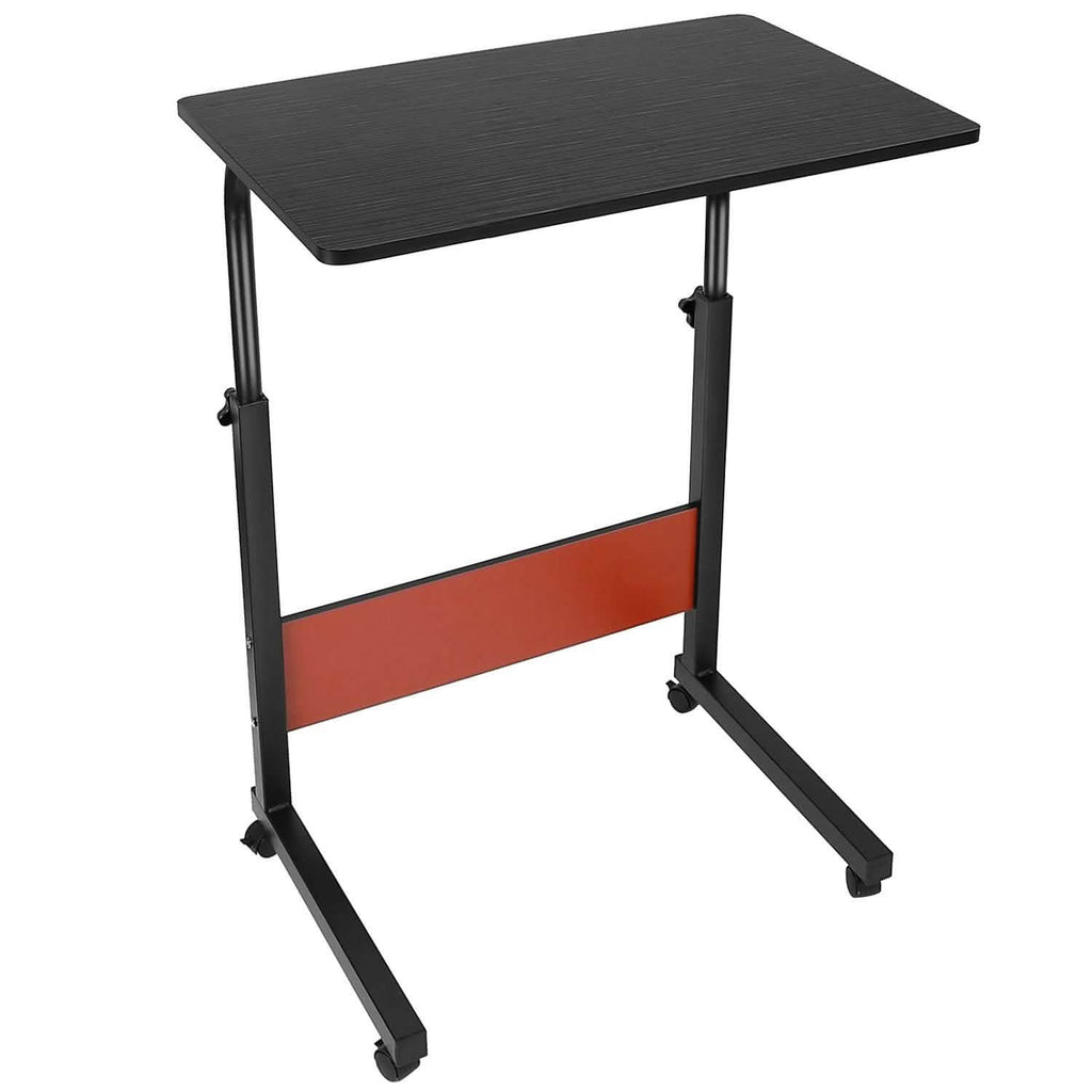 Mobile Laptop Desk Height Adjustable Rolling Wheels
