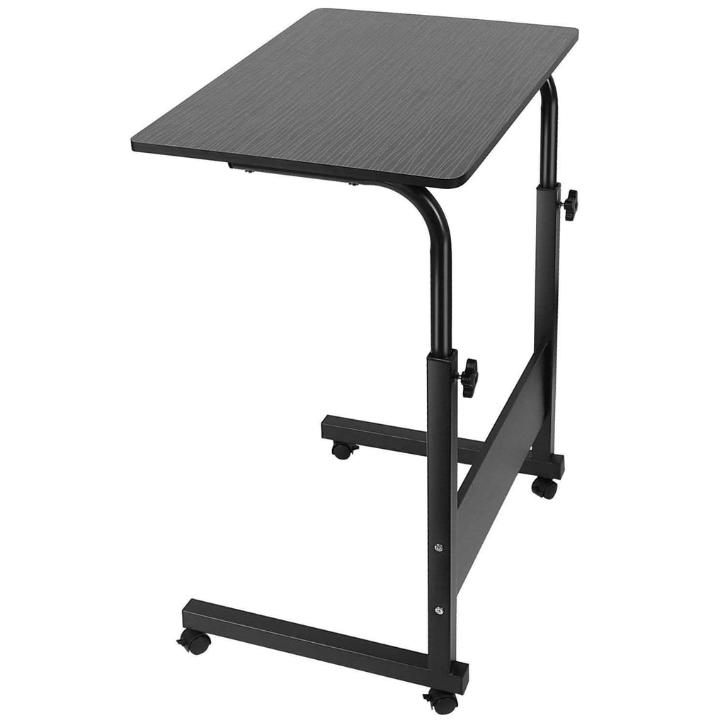 Mobile Laptop Desk Height Adjustable Rolling Wheels