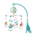 Mobile Star Projection Nursery Light Baby Rattle Toy with Music Box Remote Control