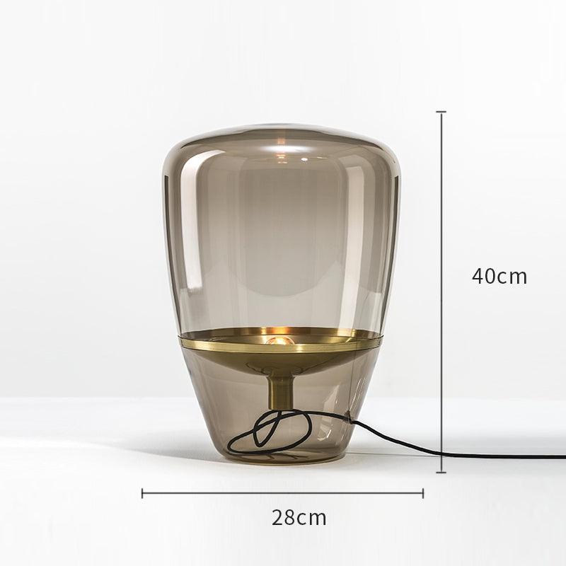 Modern Art Deco Living Room Table Lamp Glass Table Lamps for Living Room Home Deco Indoor Bedside Lamp Decorative Table Lamp Cute Study Lamps for Bedroom Décor
