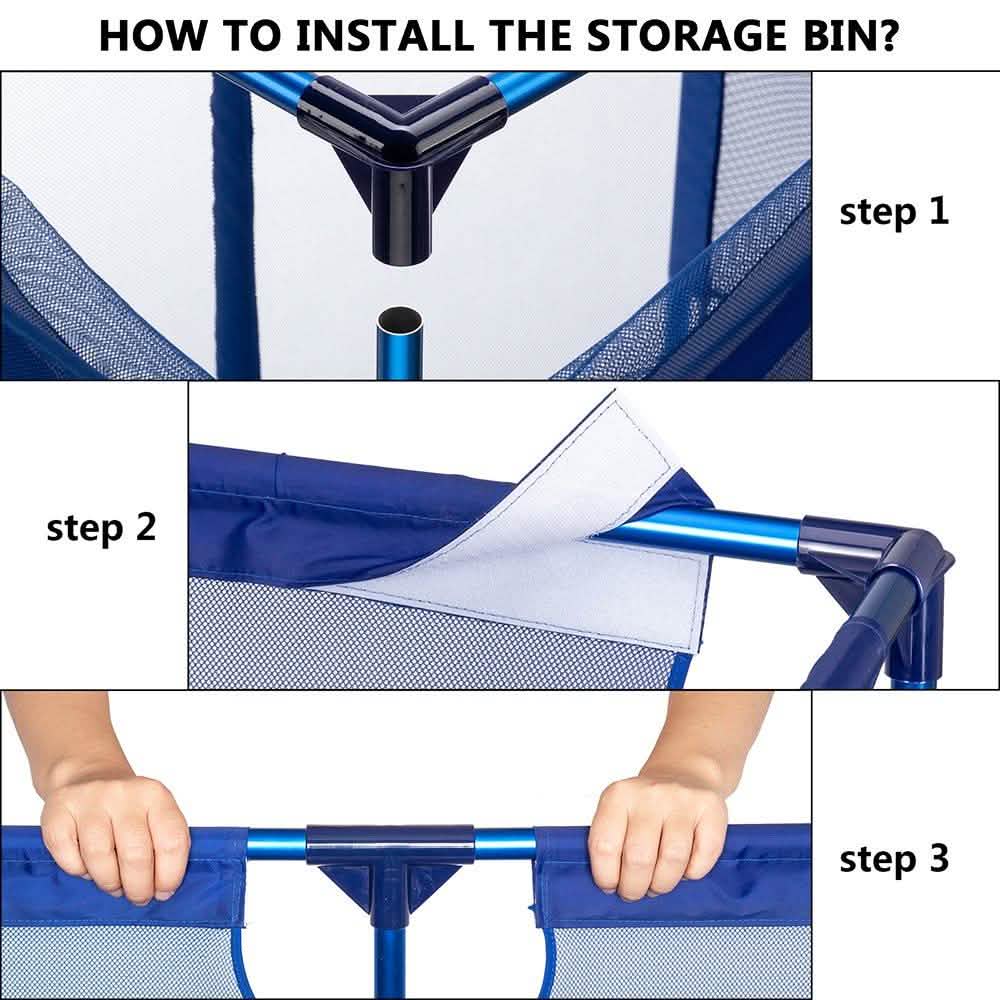 Modern Blue Pool Storage Bin